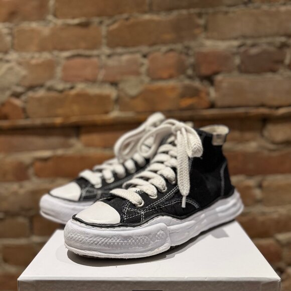Maison Mihara Yasuhiro “Peterson” OG Sole Canvas High Sneakers - Picture 1 of 11